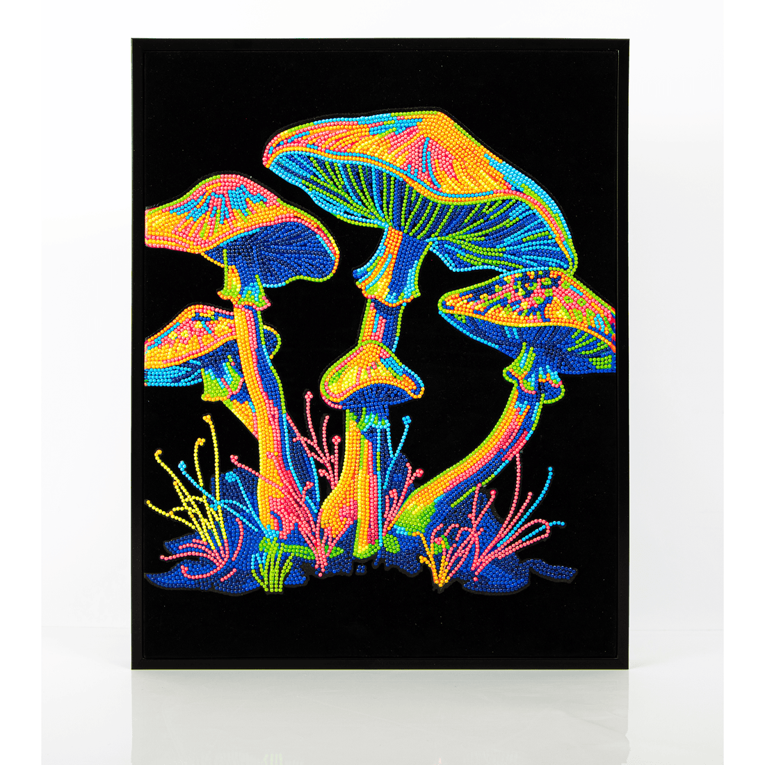 CHAMPIGNONS NÉON (17.1" x 21.1" - 43,5cm x 53,7cm) DIAMOND DOTZ