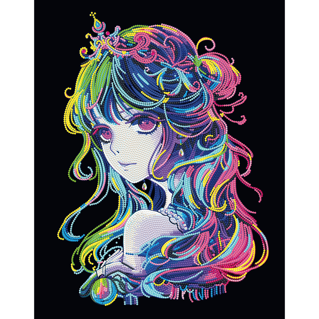 MANGA NÉON (17.1" x 21.1" - 43,5cm x 53,7cm) DIAMOND DOTZ