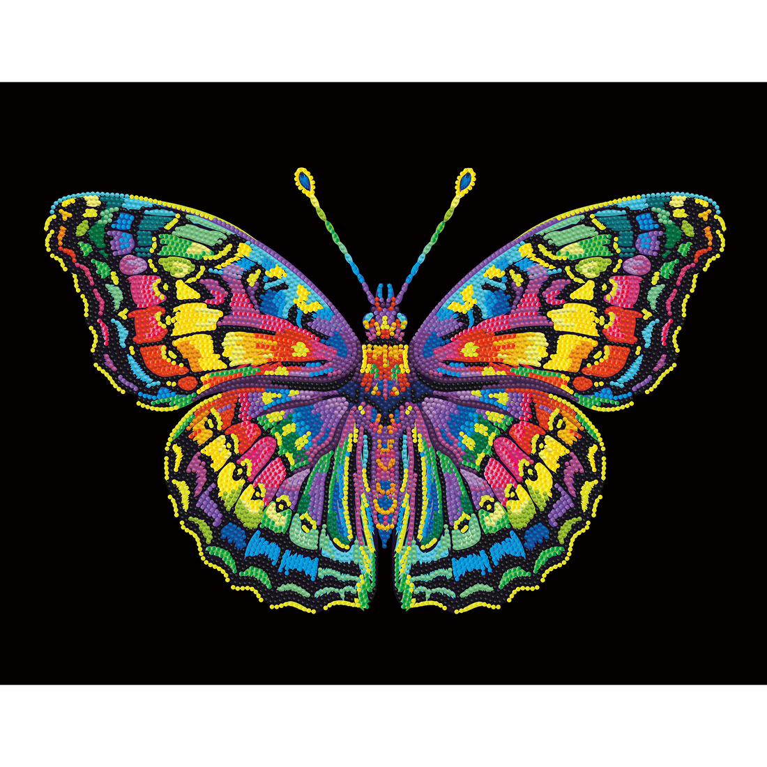 PAPILLON NÉON (17.1" x 21.1" - 43,5cm x 53,7cm) DIAMOND DOTZ