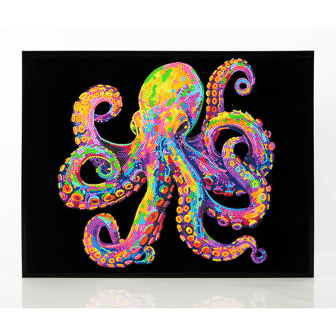 POULPE NÉON (17.1" x 21.1" - 43,5cm x 53,7cm) DIAMOND DOTZ