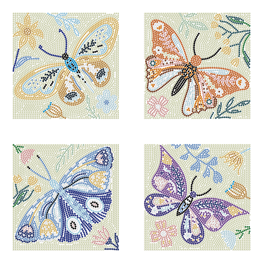 MINI DOTZ - HUMEURS DE PAPILLONS DIAMOND DOTZ