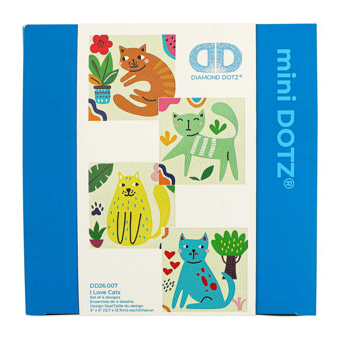 MINI DOTZ - J'ADORE LES CHATS DIAMOND DOTZ