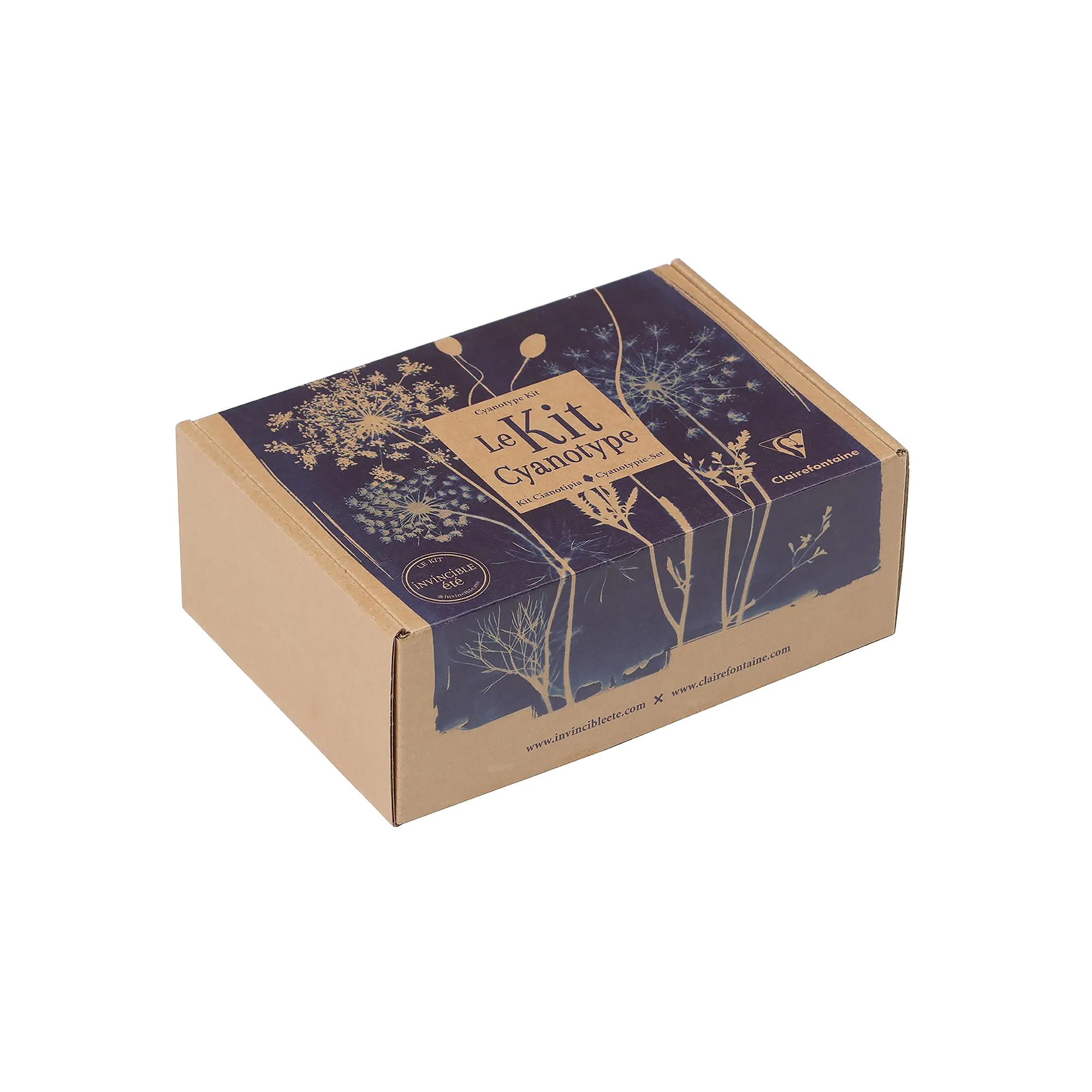 KIT DÉCOUVERTE, 21,4x8,6x15,3cm, Cyanotype