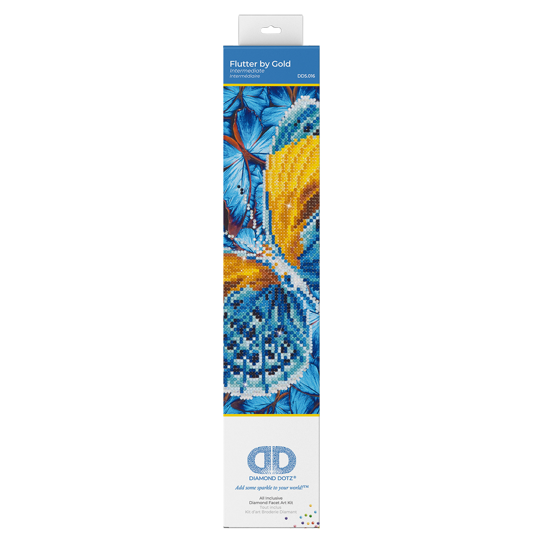 Flutter par or 38X38 DIAMOND DOTZ