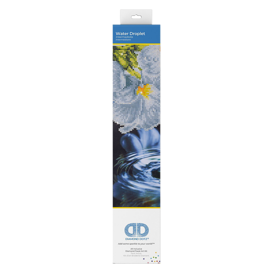 GOUTTE D'EAU (13.8" x 12.6" - 35cm x 32cm) DIAMOND DOTZ