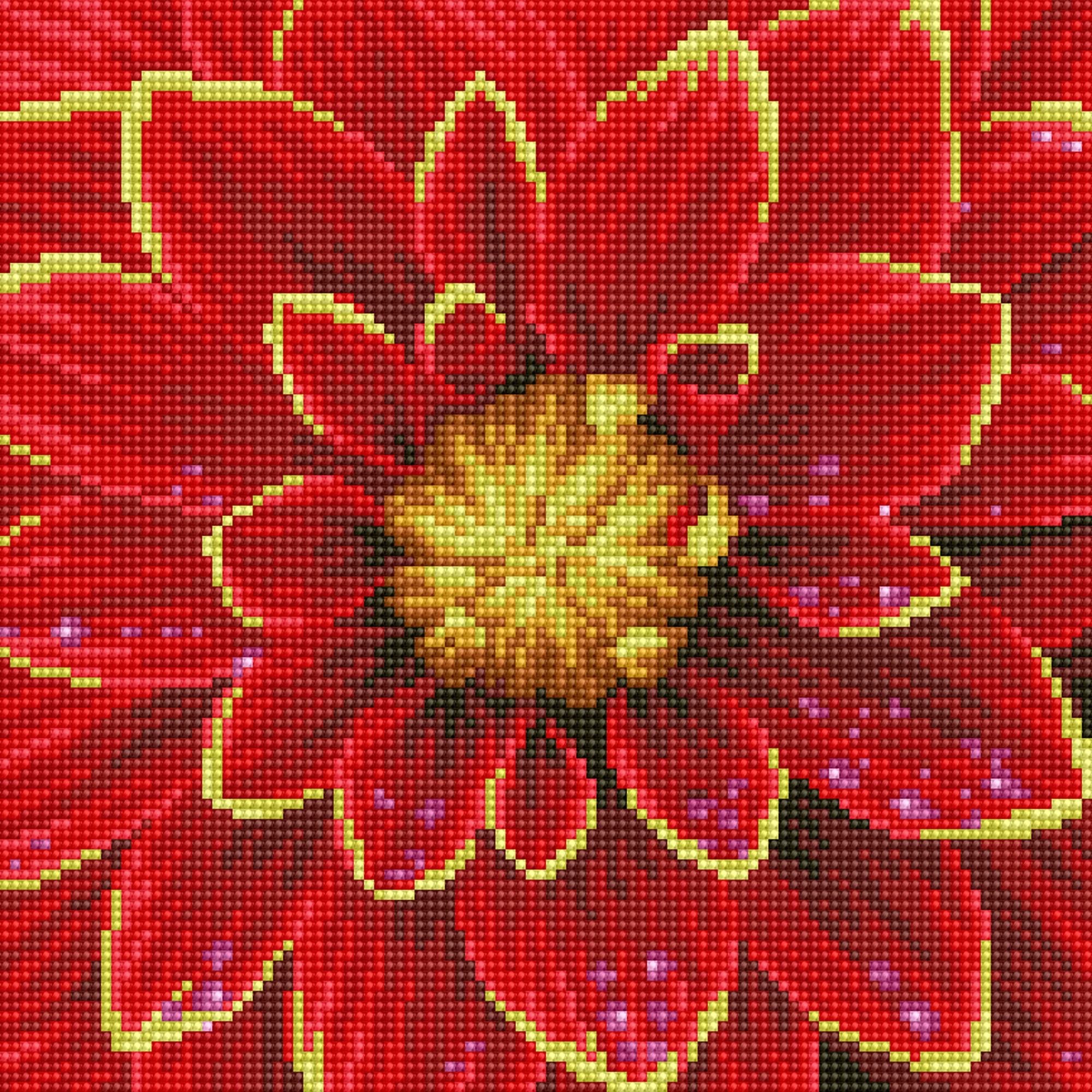 Dahlia 38,5X38,5 DIAMOND DOTZ