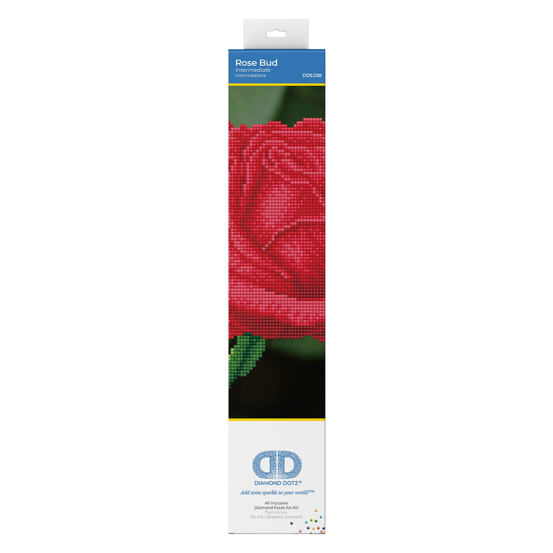 Rose Bud 38.5x38.5 DIAMOND DOTZ