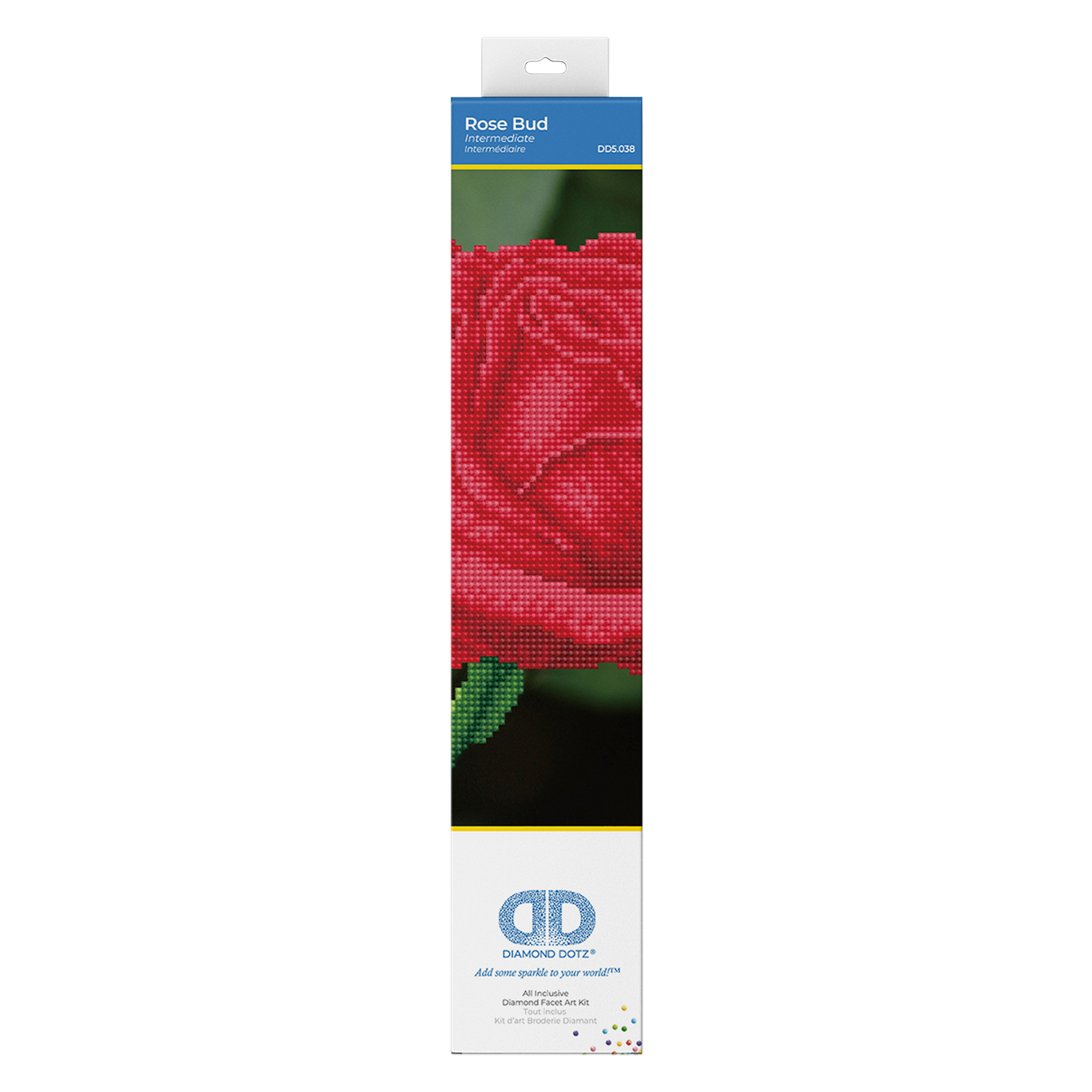Rose Bud 38.5x38.5 DIAMOND DOTZ