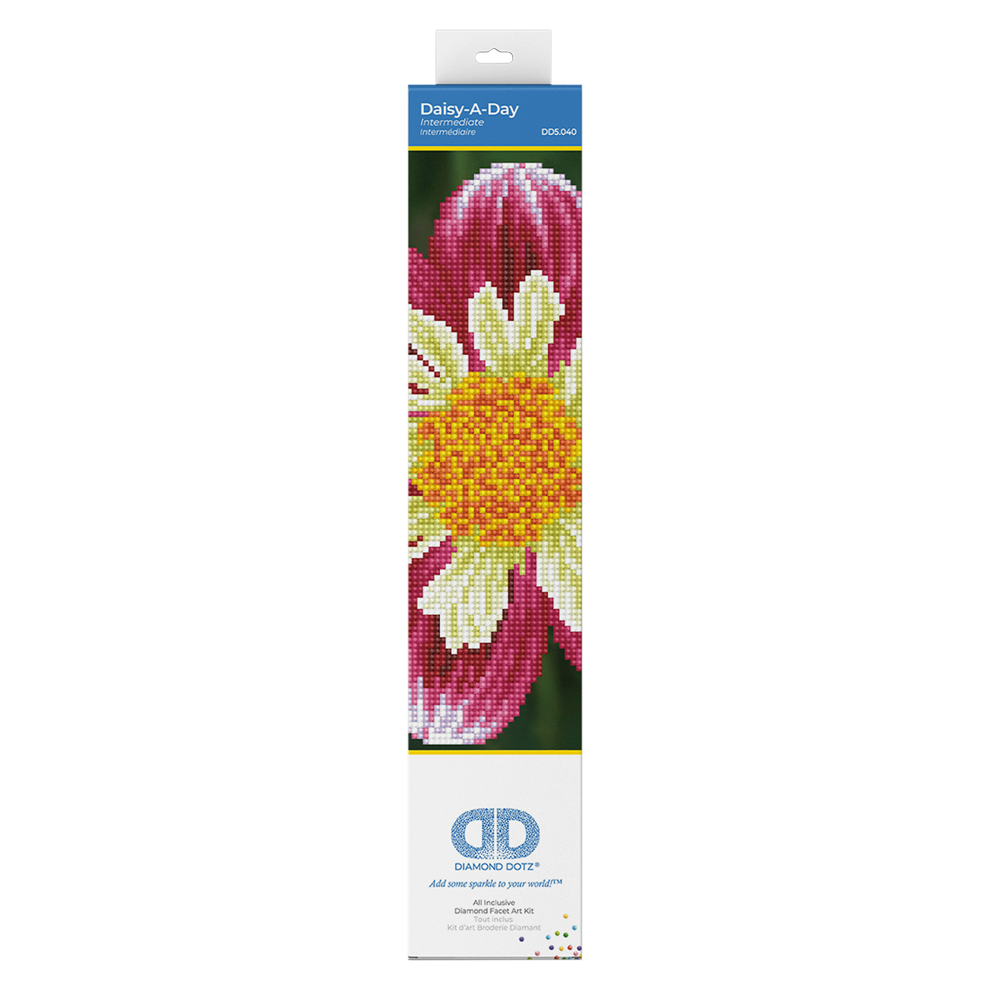 Marguerite par jour 38,5X38,5 DIAMOND DOTZ