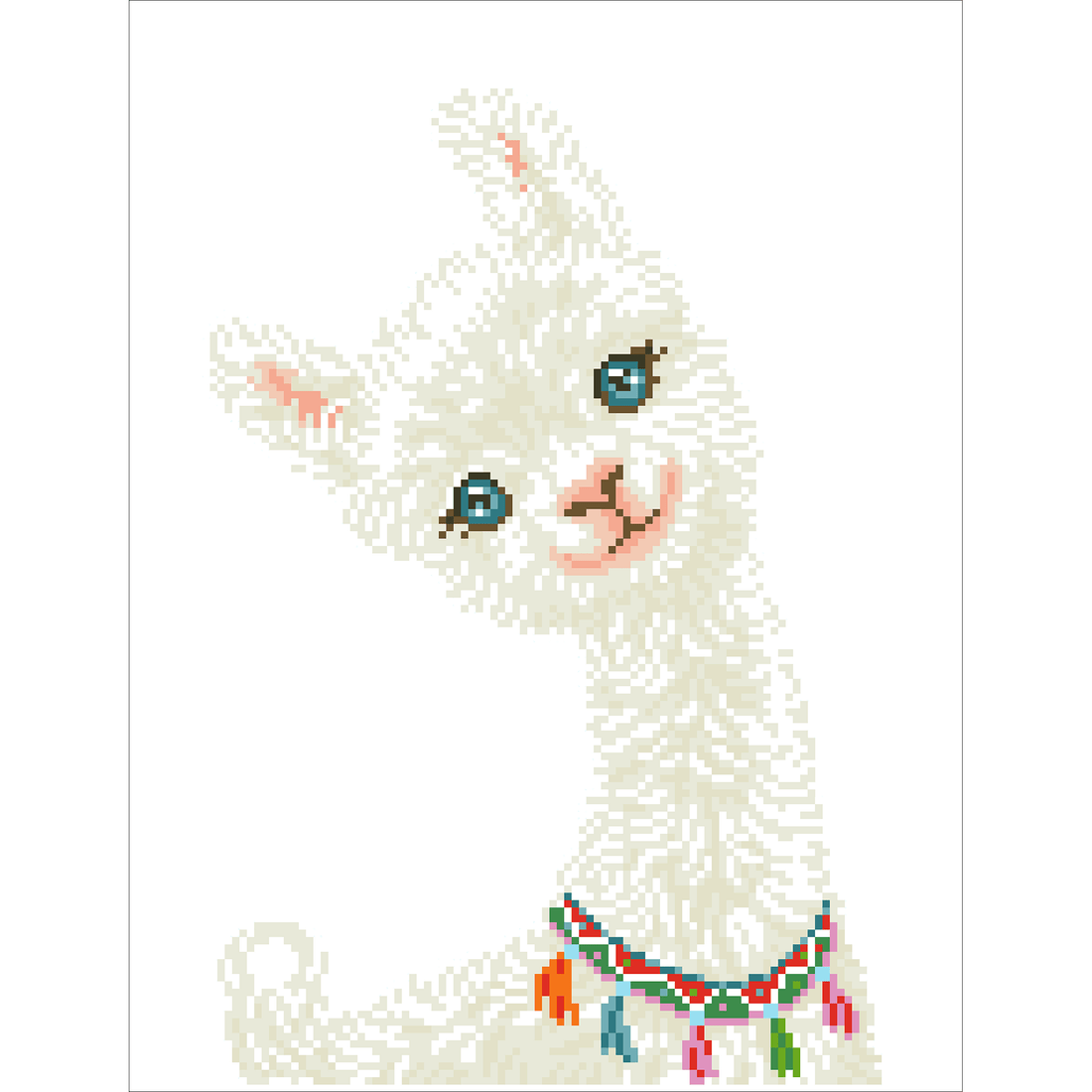 Lulu Lama 40X50 DIAMOND DOTZ