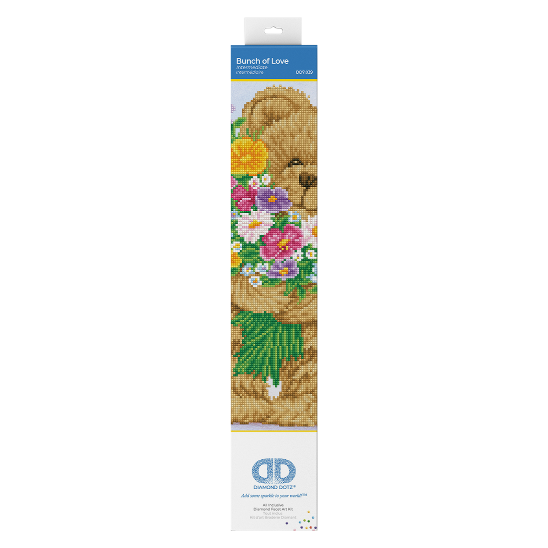 Bouquet damour 43,5X53,7 DIAMOND DOTZ