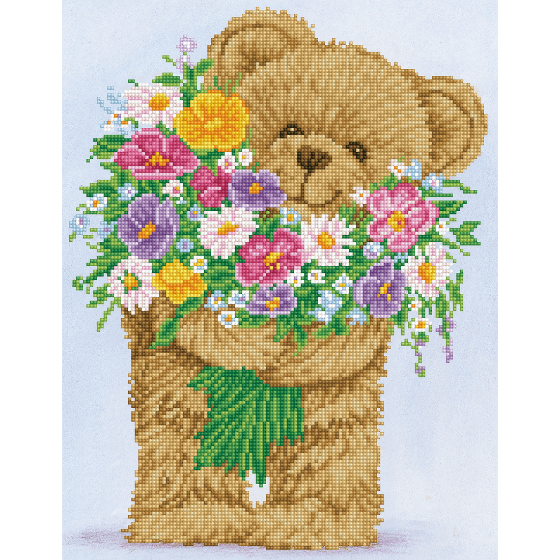 Bouquet damour 43,5X53,7 DIAMOND DOTZ