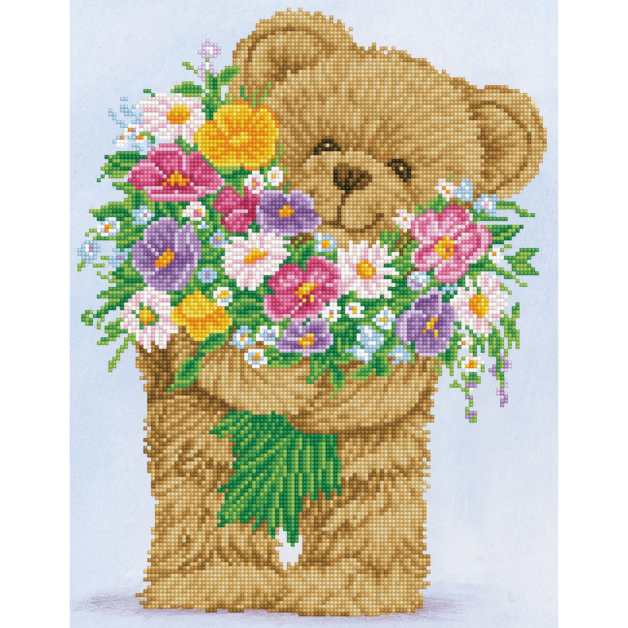 Bouquet damour 43,5X53,7 DIAMOND DOTZ