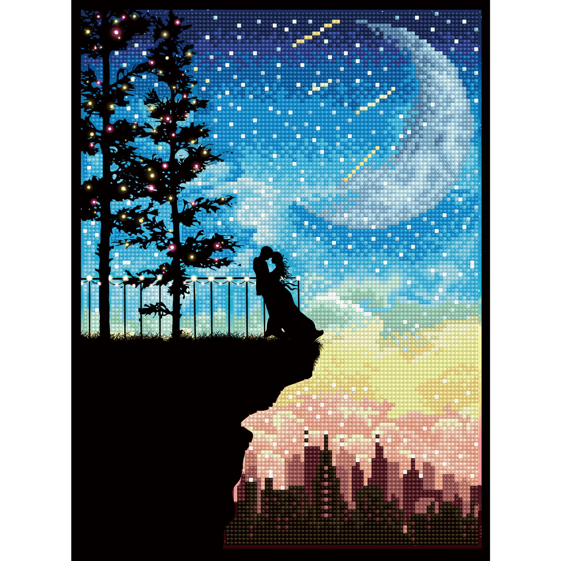 HAUTE ROMANCE (15.75" x 11.81" - 40cm x 30cm) DIAMOND DOTZ