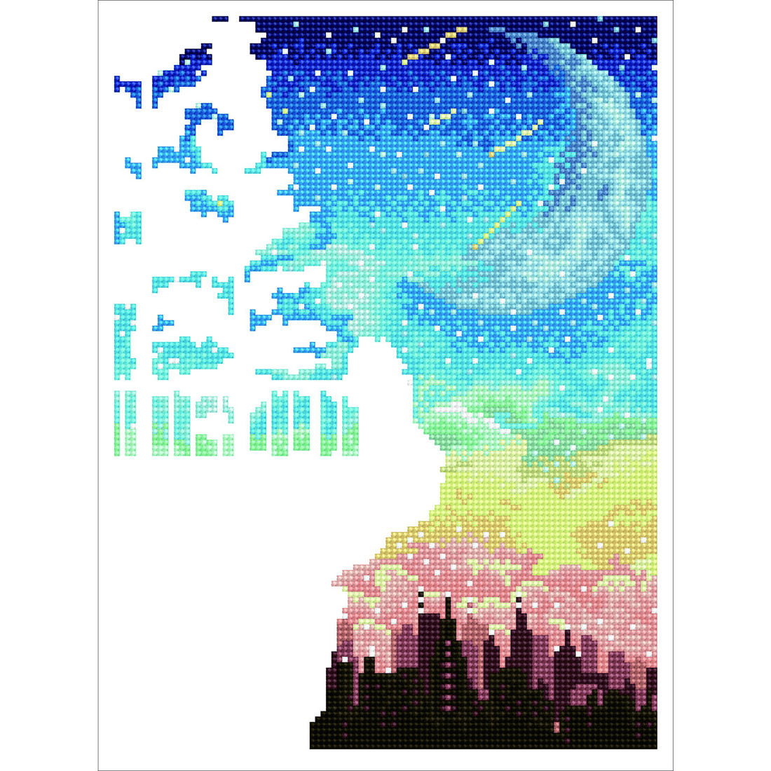 HAUTE ROMANCE (15.75" x 11.81" - 40cm x 30cm) DIAMOND DOTZ