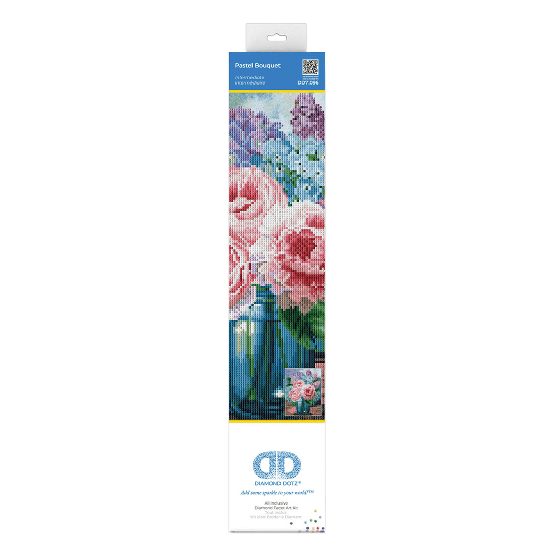 BOUQUET PASTEL (16.4" x 12.45" - 42cm x 32cm) DIAMOND DOTZ