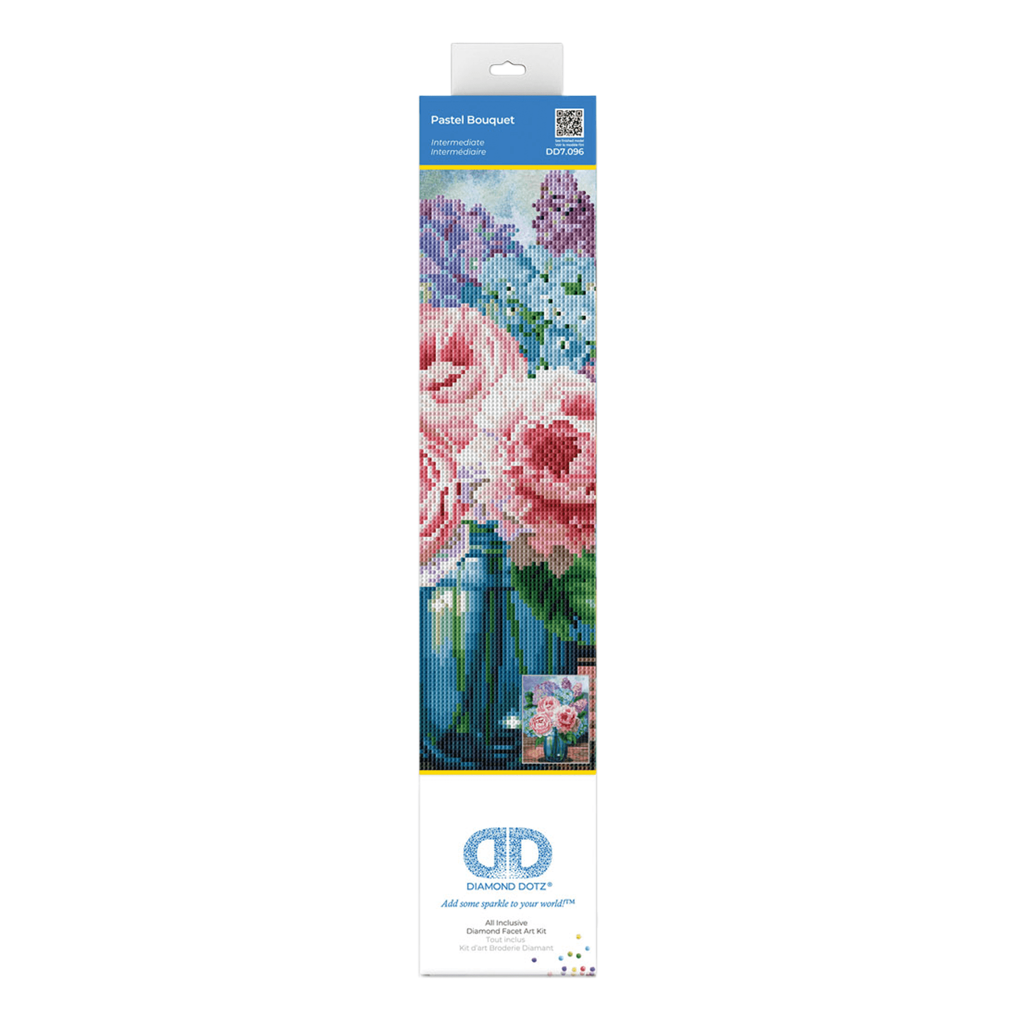 BOUQUET PASTEL (16.4" x 12.45" - 42cm x 32cm) DIAMOND DOTZ
