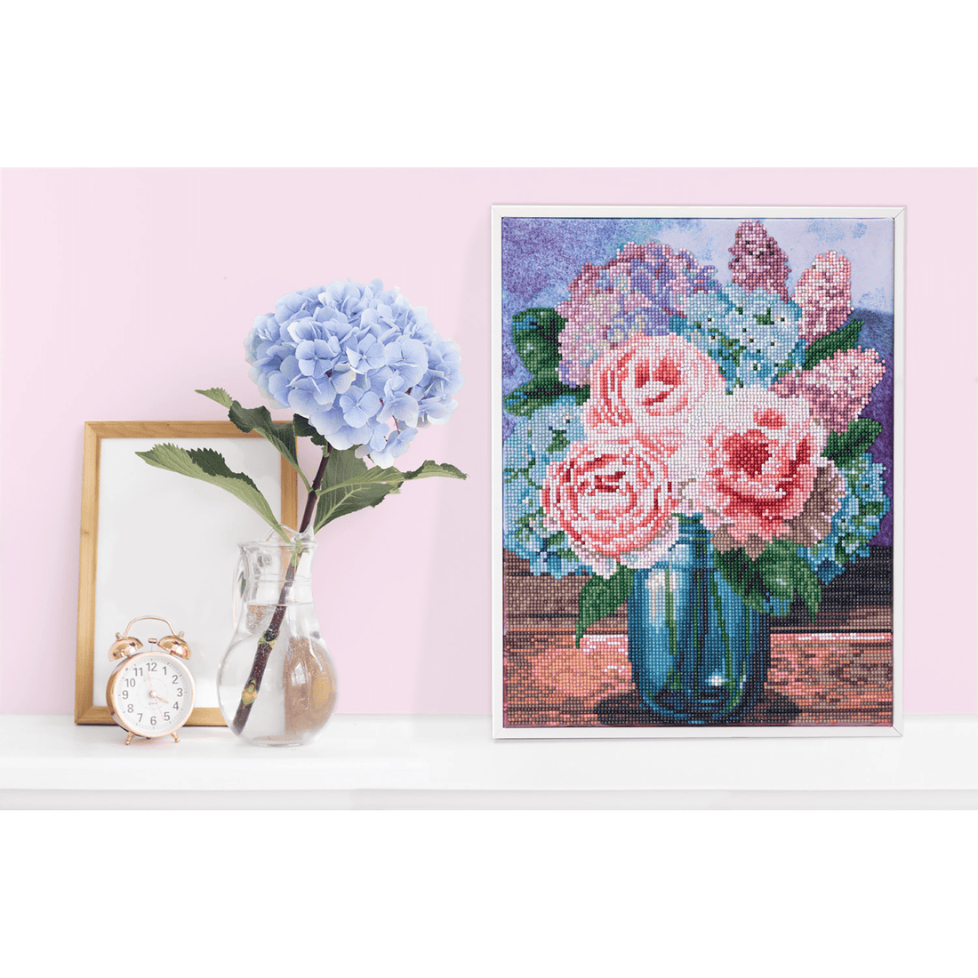 BOUQUET PASTEL (16.4" x 12.45" - 42cm x 32cm) DIAMOND DOTZ