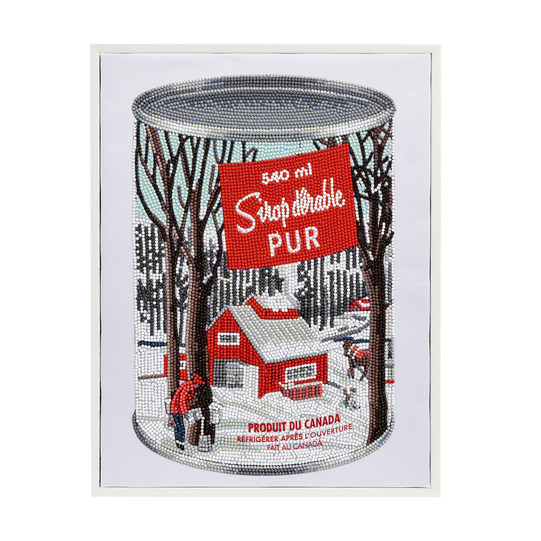 Conserve de sirop d'érable (12" x 16" - 30,5cm x 40,6cm) DIAMOND DOTZ