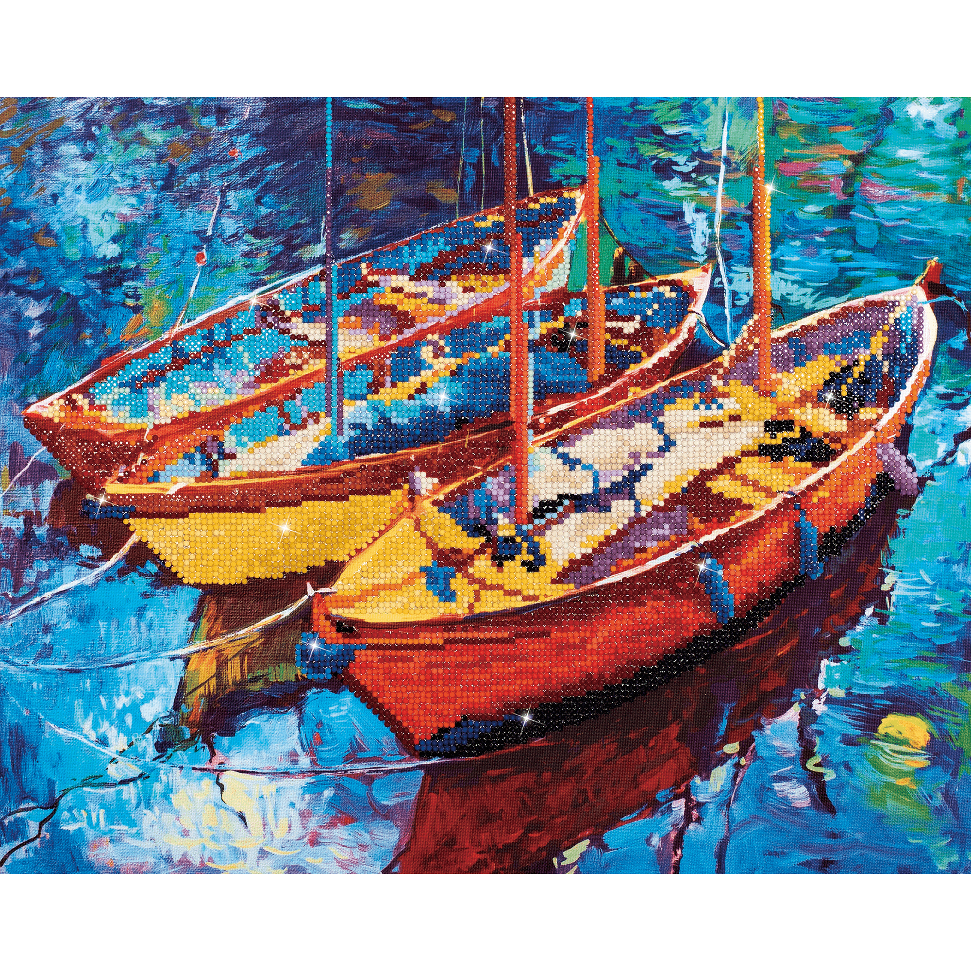 Bateaux de rêve 55X46 DIAMOND DOTZ
