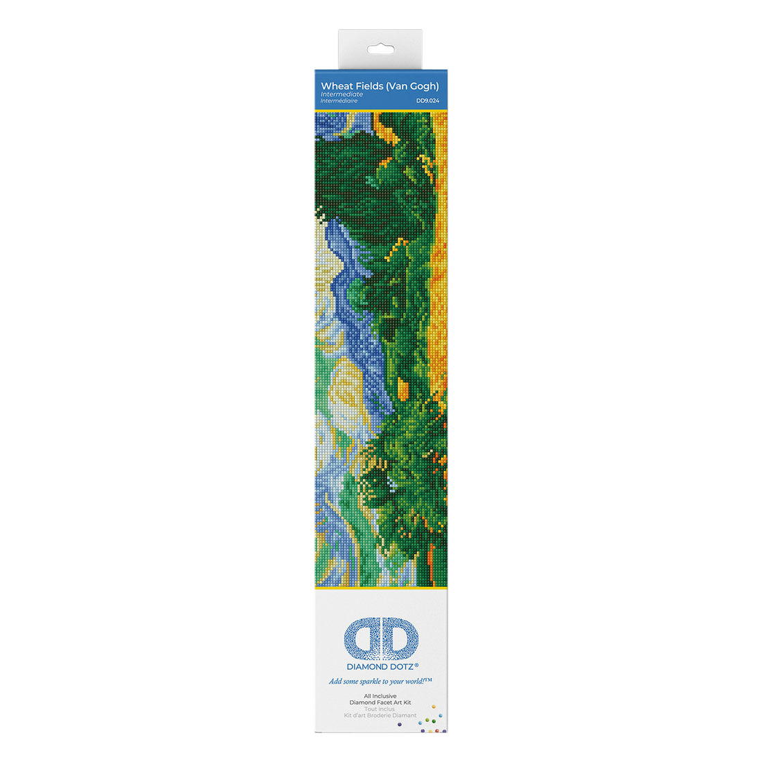 Wheat Fields (Van Gogh) 59x47 DIAMOND DOTZ