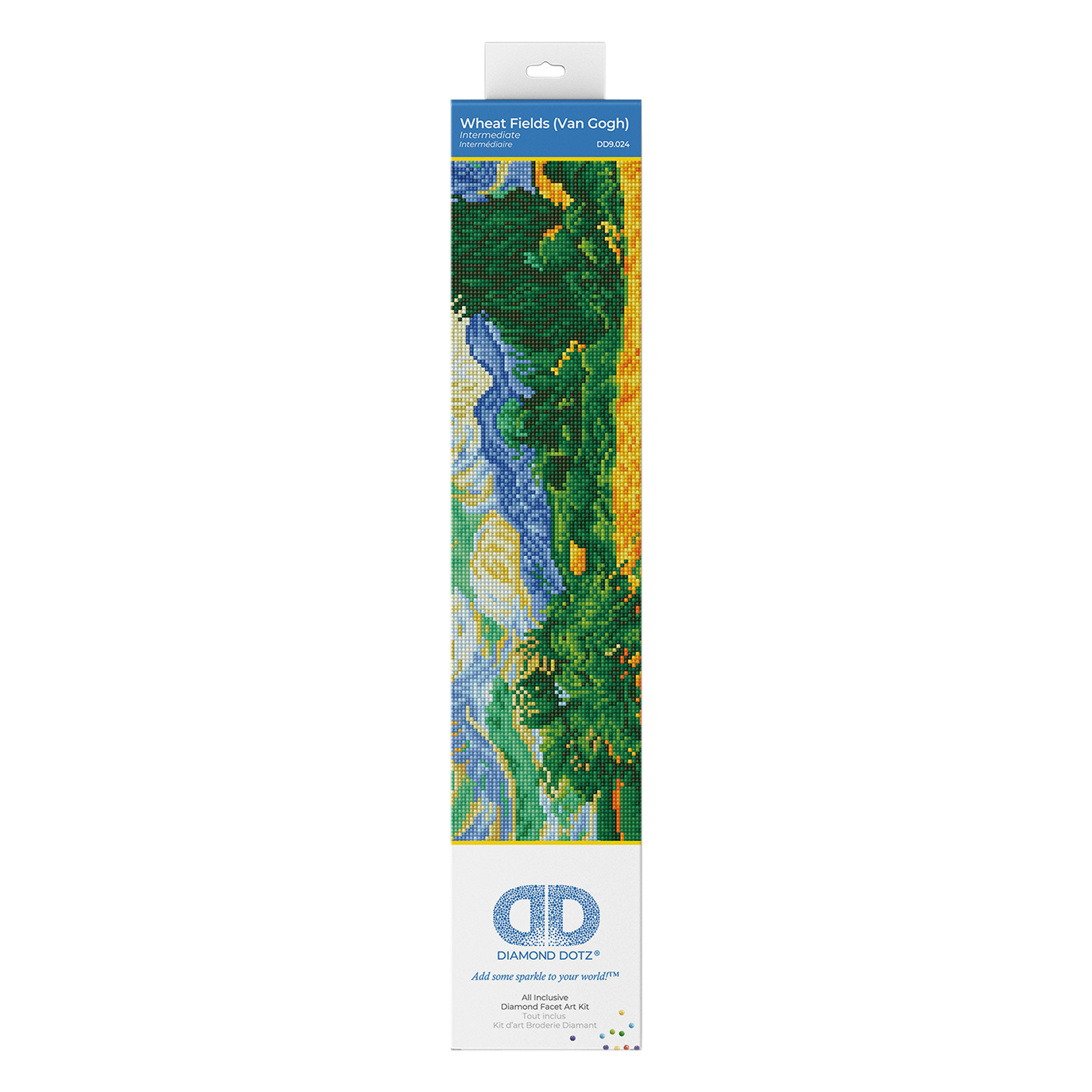 Wheat Fields (Van Gogh) 59x47 DIAMOND DOTZ