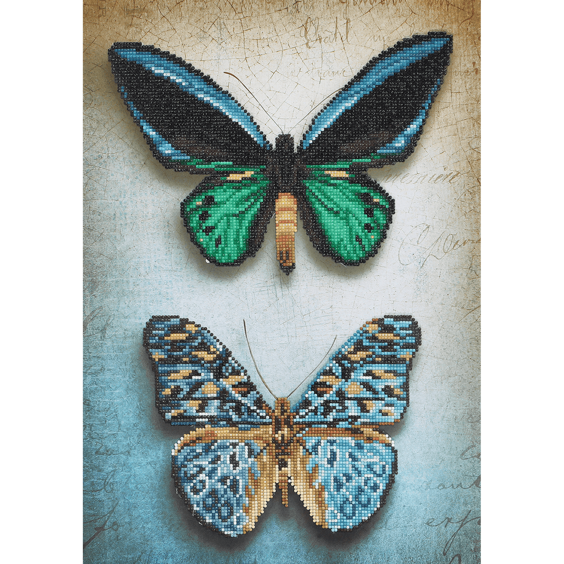 Papillons antiques 45X59.5 DIAMOND DOTZ