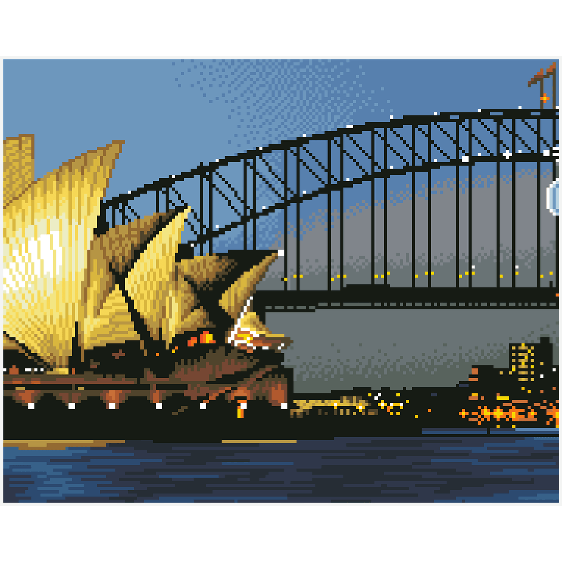 Sydney by night 58.8x48.64 DIAMOND DOTZ
