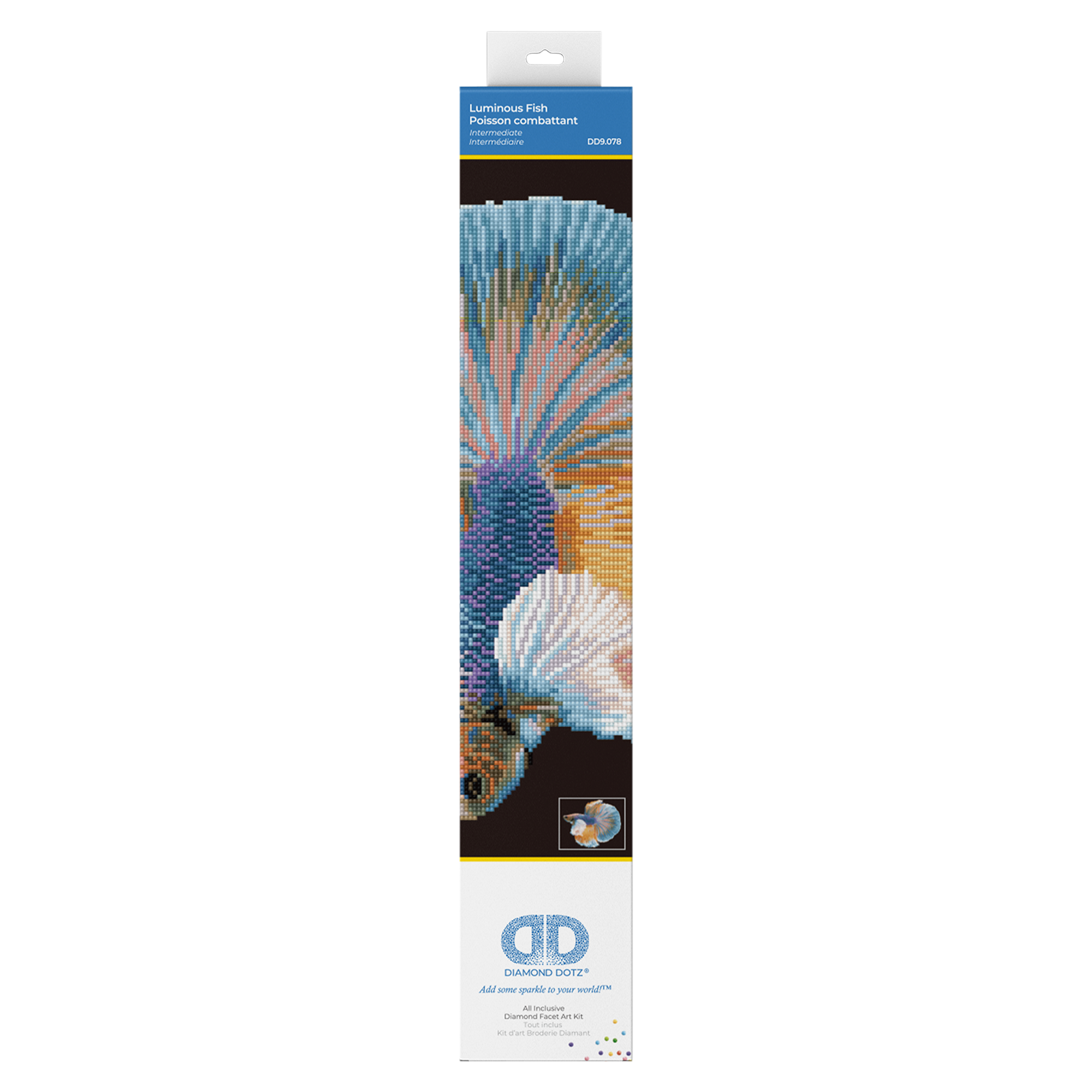 Poisson Lumineux 55X45 DIAMOND DOTZ