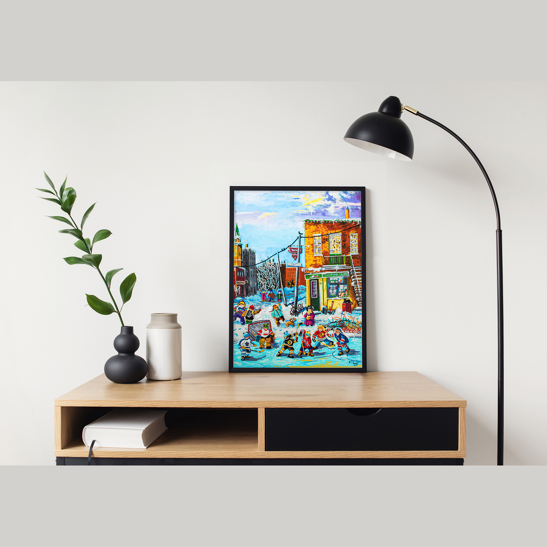 PAULINE PAQUIN - LA RUELLE DES RÊVES (28" x 20" - 71cm x 51cm) DIAMOND DOTZ