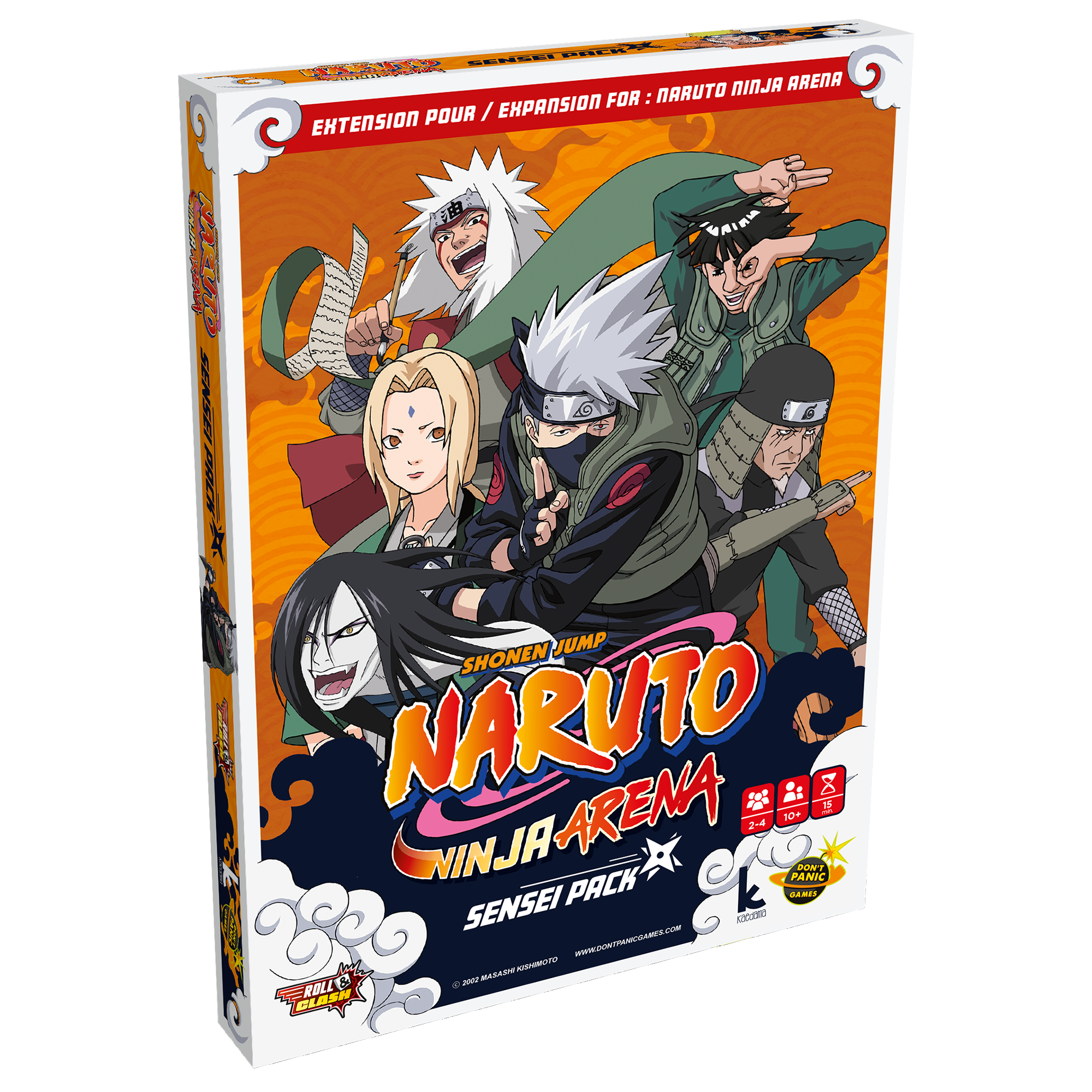 NARUTO NINJA ARENA - EXT - SENSEI PACK DON'T PANIC GAMES