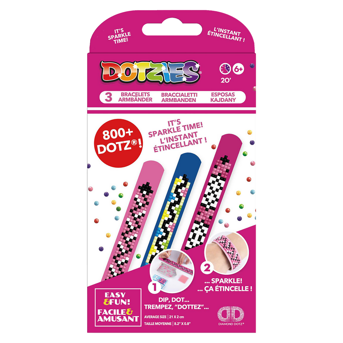 Dotzies Bracelets (3)Evening Glow 21x2 DIAMOND DOTZ