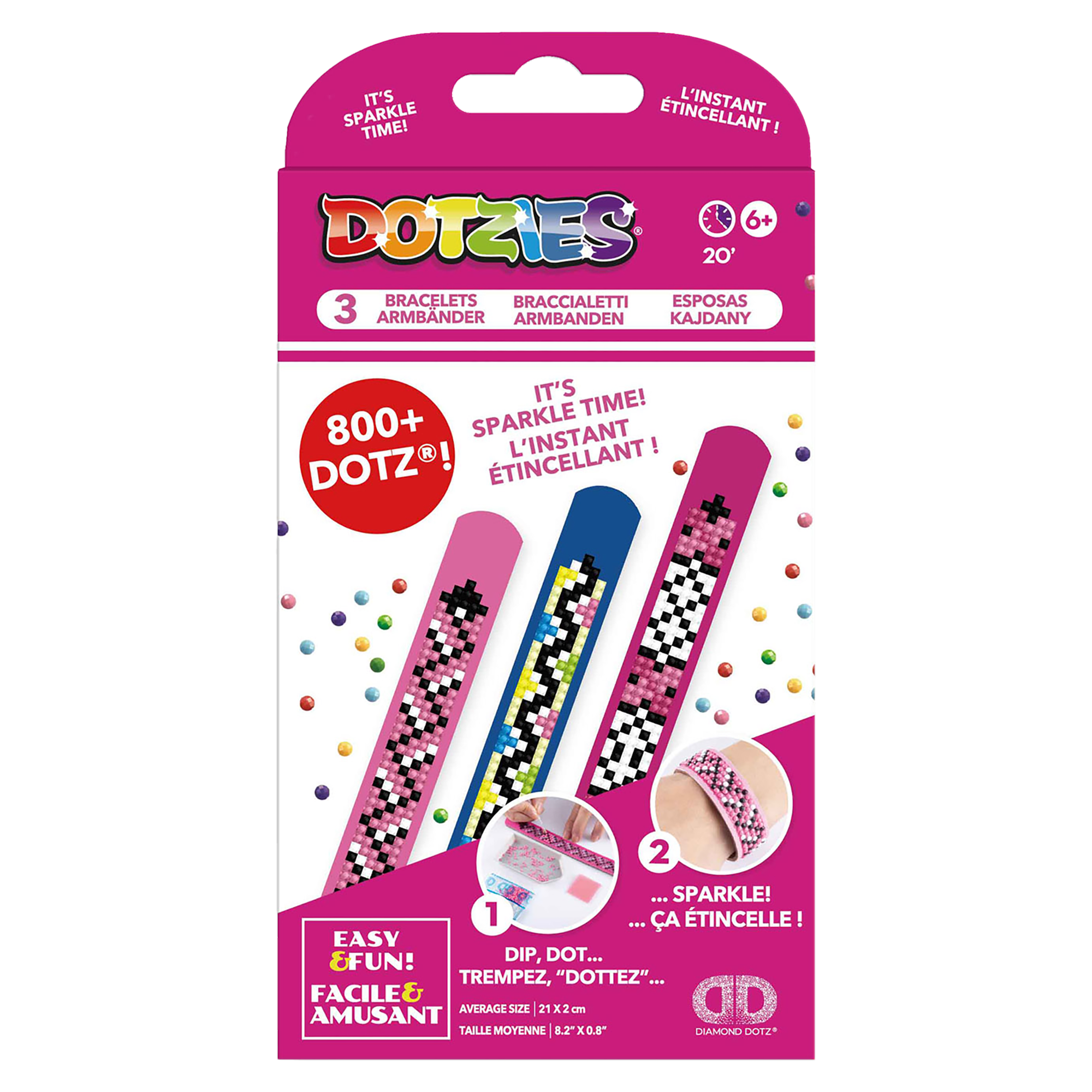 Dotzies Bracelets (3)Evening Glow 21x2 DIAMOND DOTZ