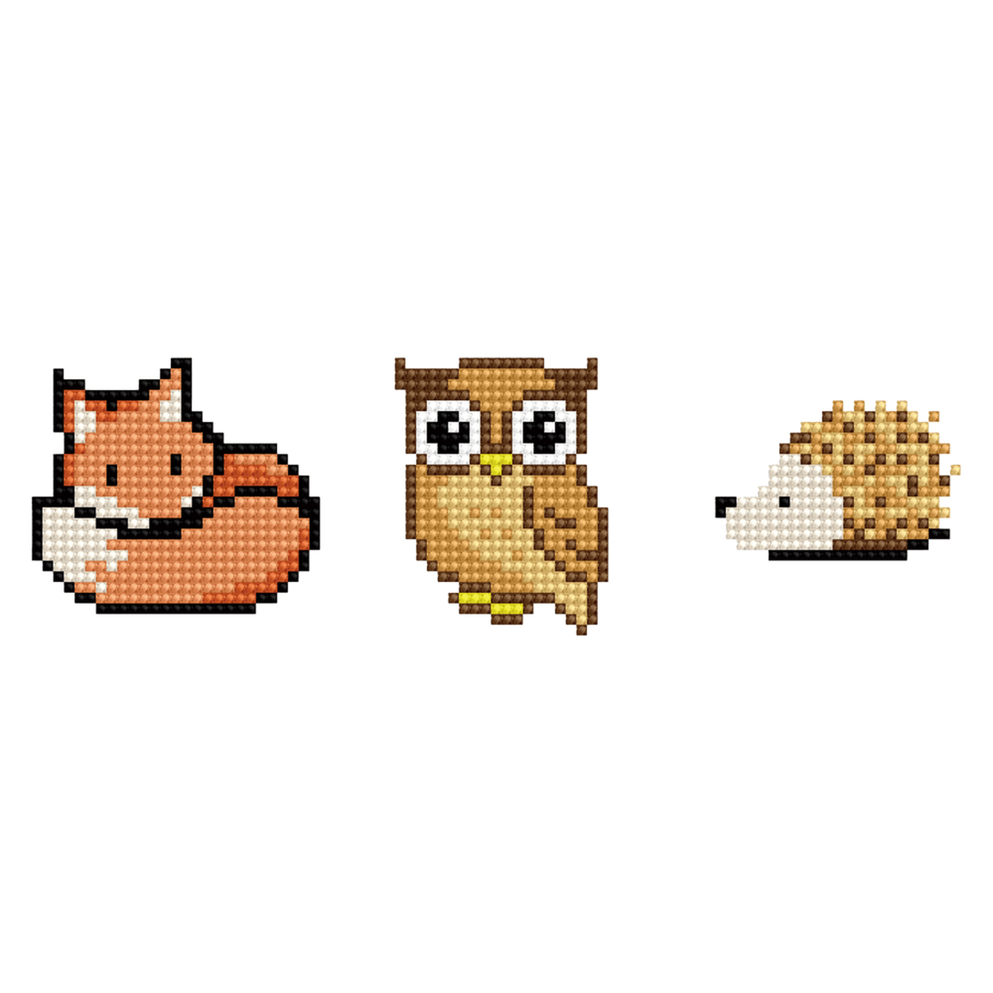 Dotzies Stickers (3)  Forest Friends 18x10 DIAMOND DOTZ