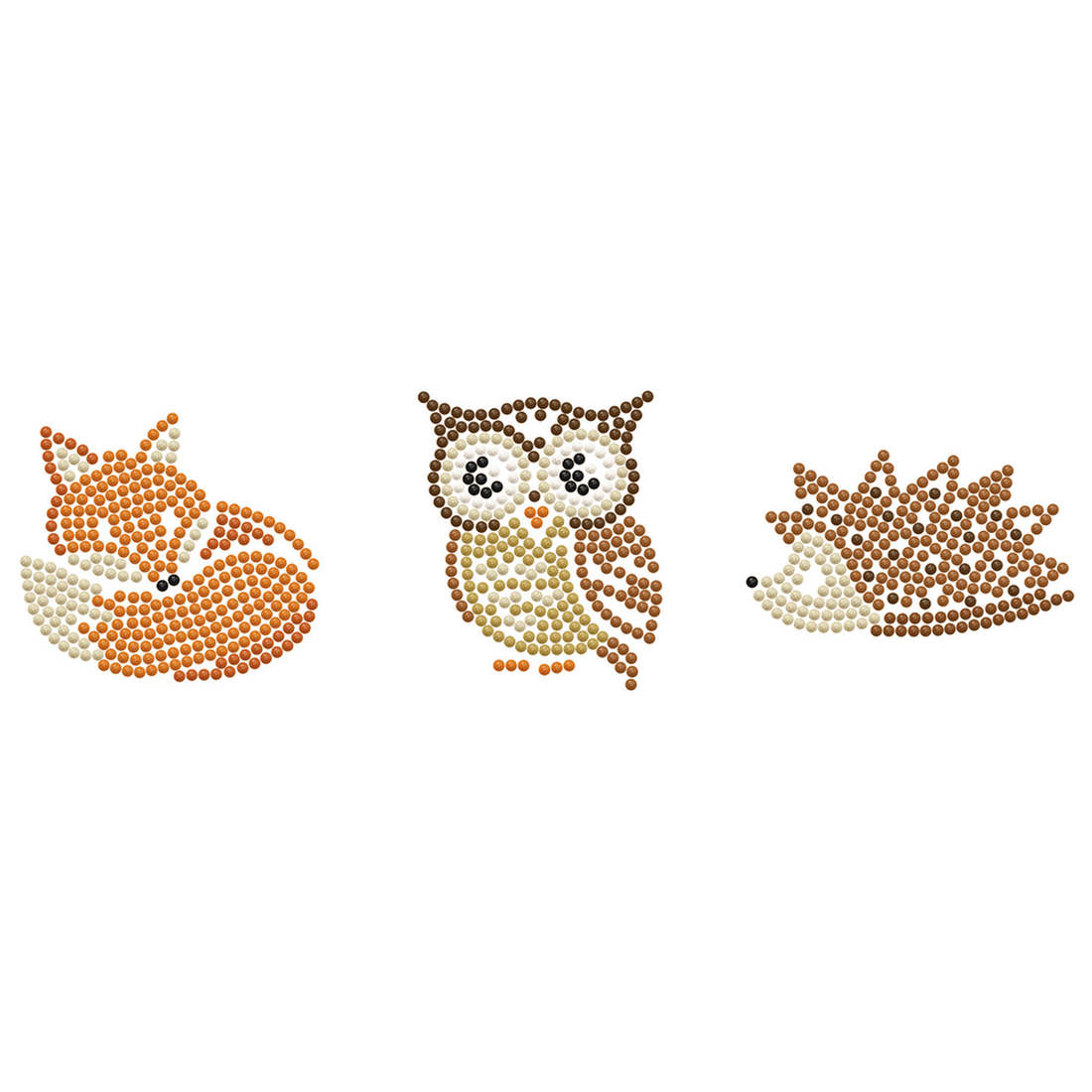 Dotzies Stickers (3)  Forest Friends 18x10 DIAMOND DOTZ