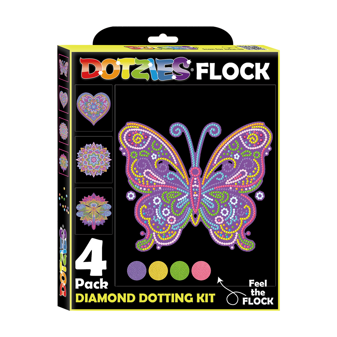 DOTZIES FLOCK - NEON MANDALAS DIAMOND DOTZ