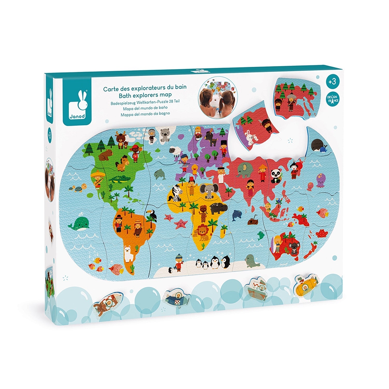 CARTE DES EXPLORATEURS DE BAIN JANOD