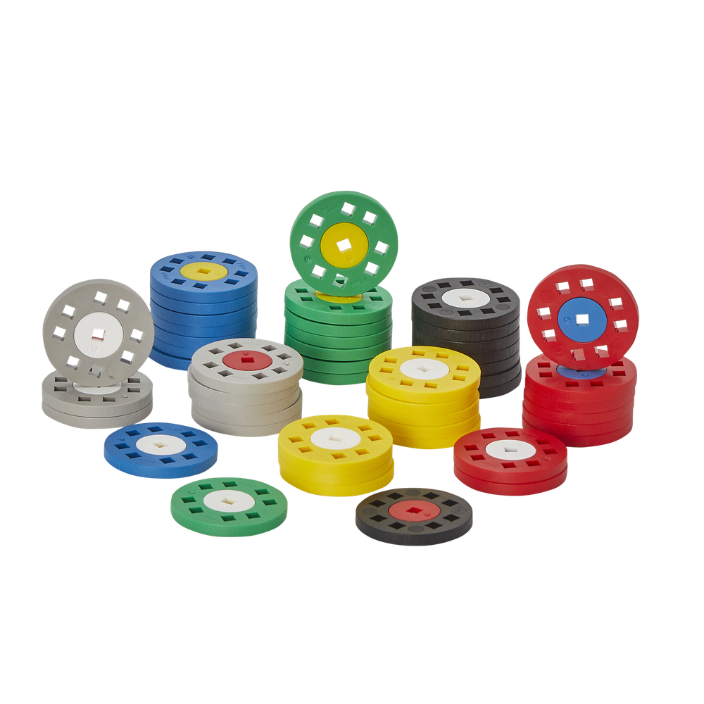 BIG - MÉLANGE DE ROUES - 48pcs. PLUS PLUS