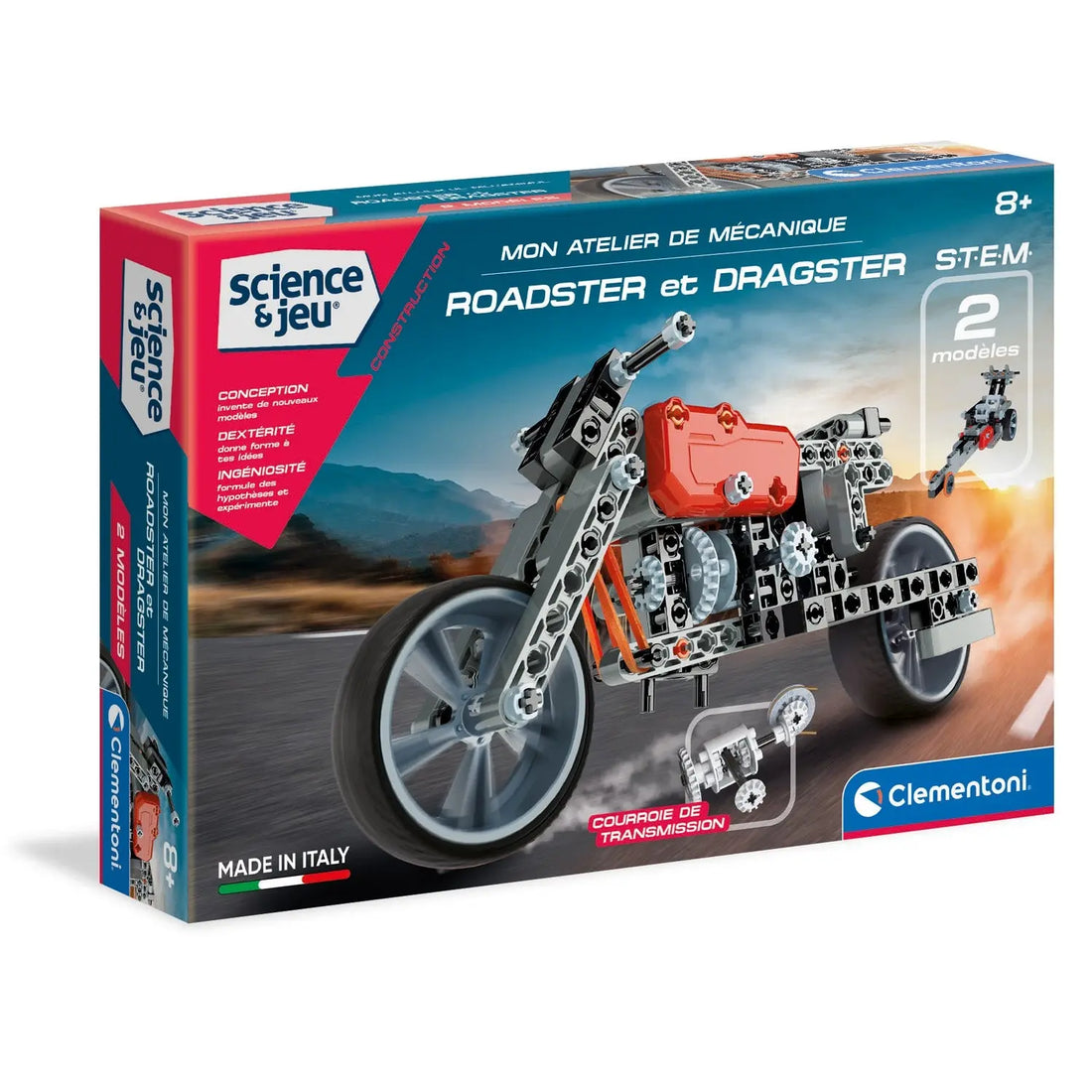MON ATELIER DE MÉCANIQUE - ROADSTER + DRAGSTER CLEMENTONI