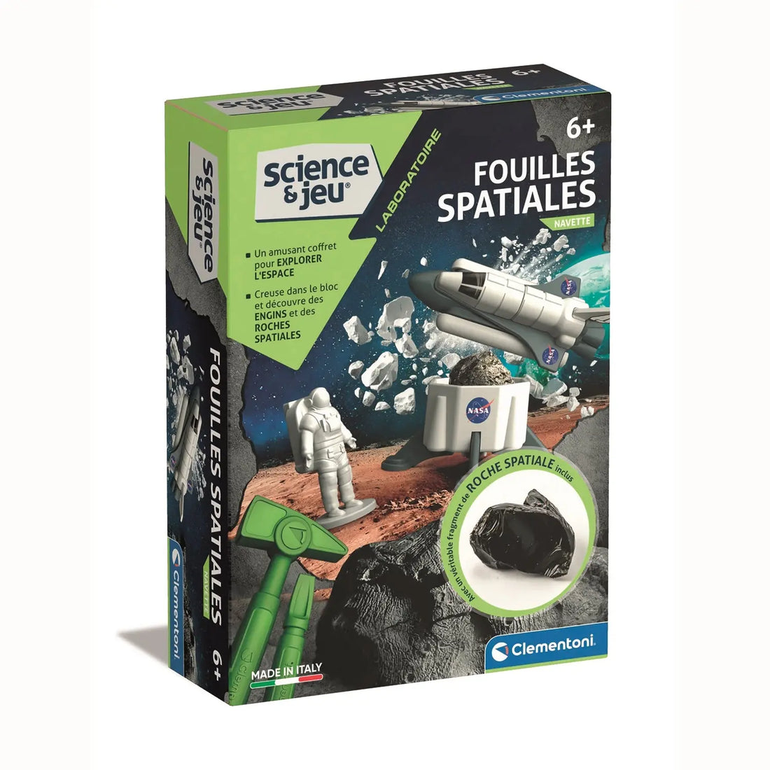 FOUILLES SPATIALES NAVETTE CLEMENTONI