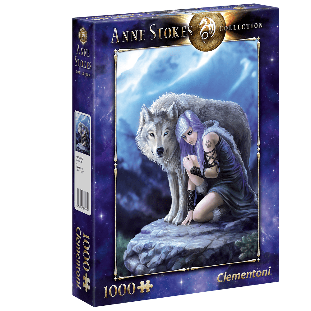 PZ1000: PROTECTEUR - ANNE STOKES CLEMENTONI PUZZLES
