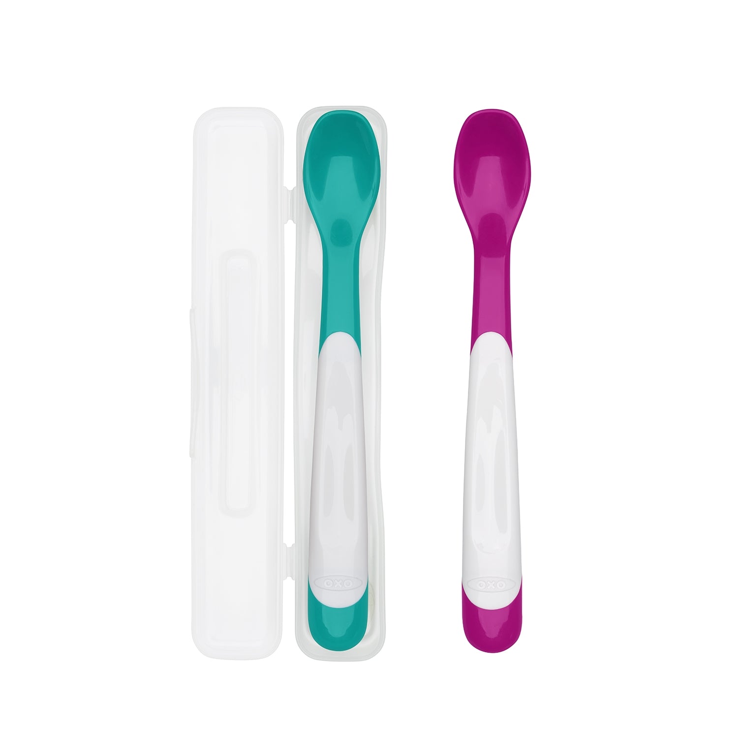 ENSEMBLE DE CUILLÈRES D'ALIMENTATION EN PLASTIQUE DE VOYAGE OXO TOT