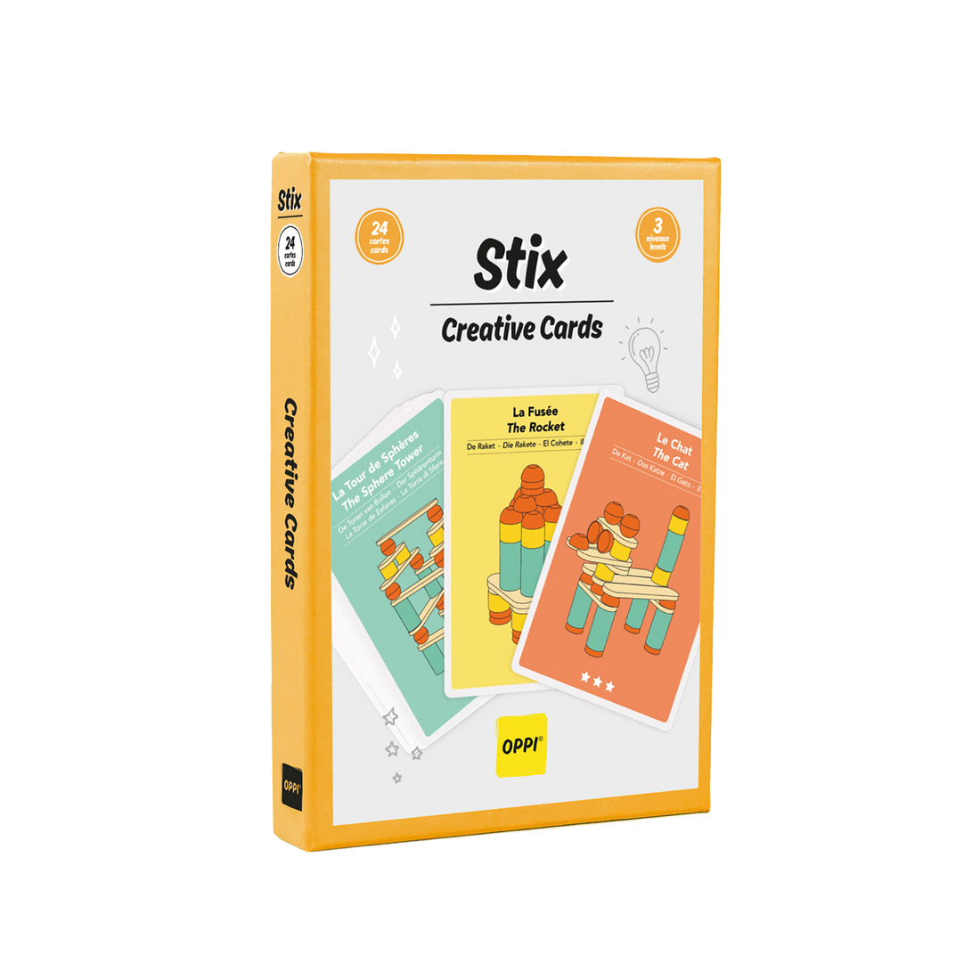 STIX - CARTES CRÉATIVE (VENDUS 8 UNITÉS) OPPI TOYS