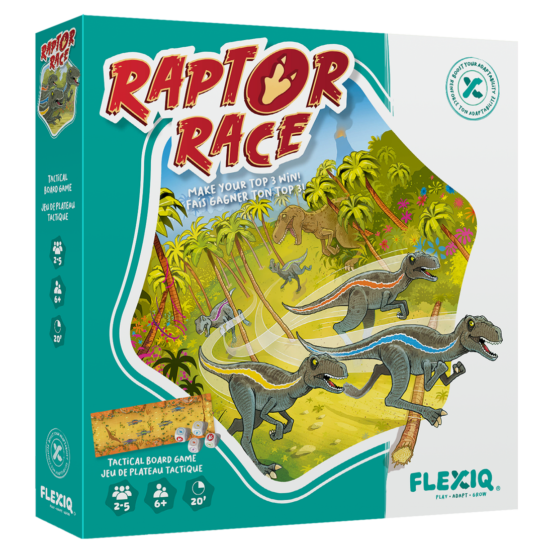 COURSE DES RAPTORS FLEXIQ GAMES
