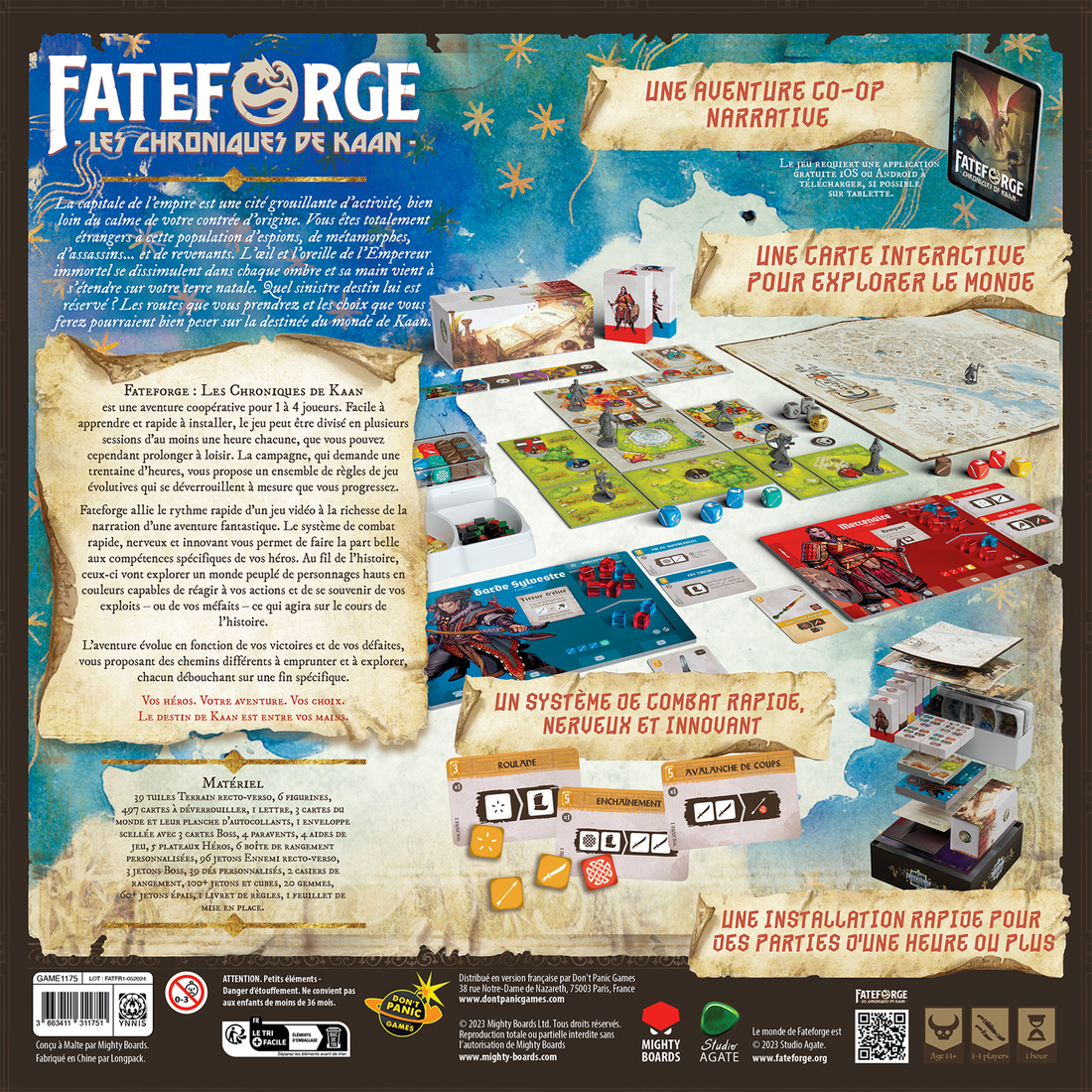 FATEFORGE, LES CHRONIQUES DE KAAN DON'T PANIC GAMES