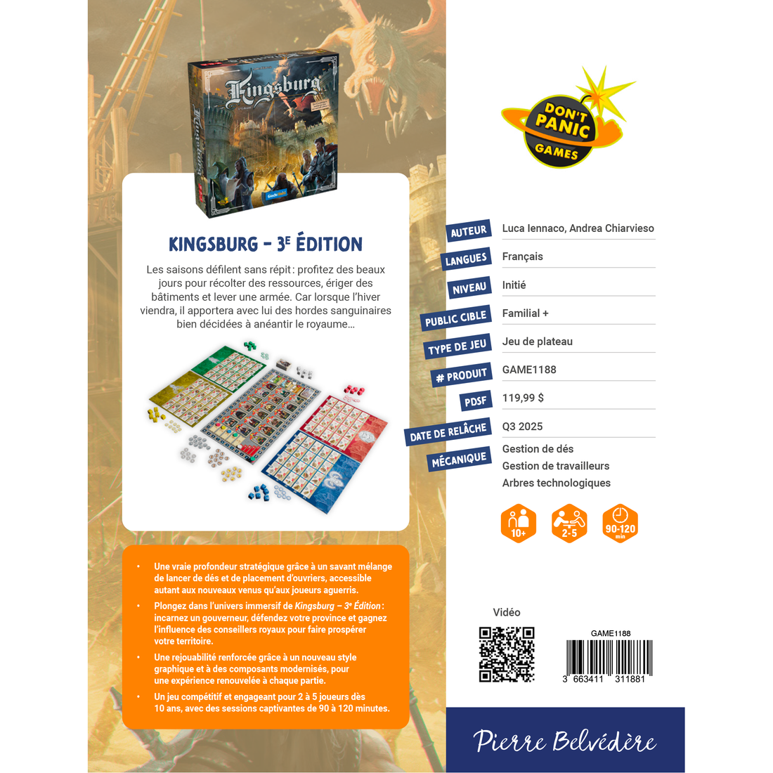 KINGSBURG (FR) DON'T PANIC GAMES