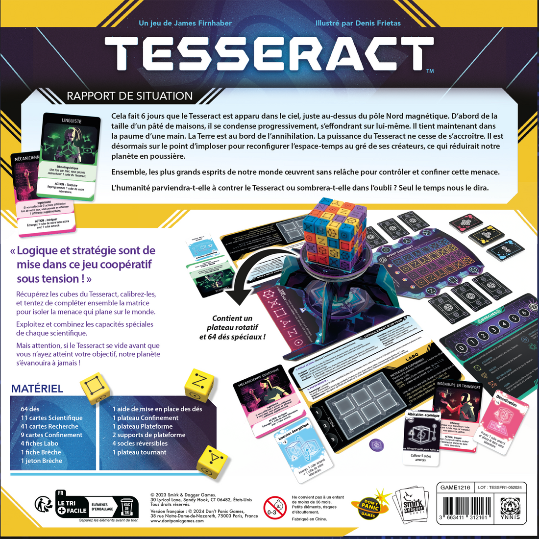 TESSERACT (FR) DON'T PANIC GAMES