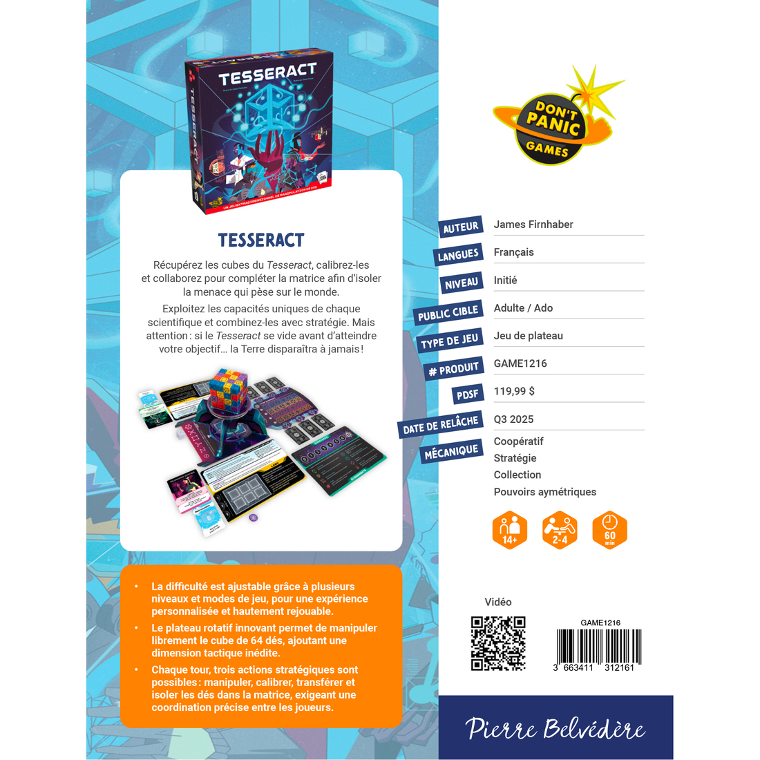 TESSERACT (FR) DON'T PANIC GAMES