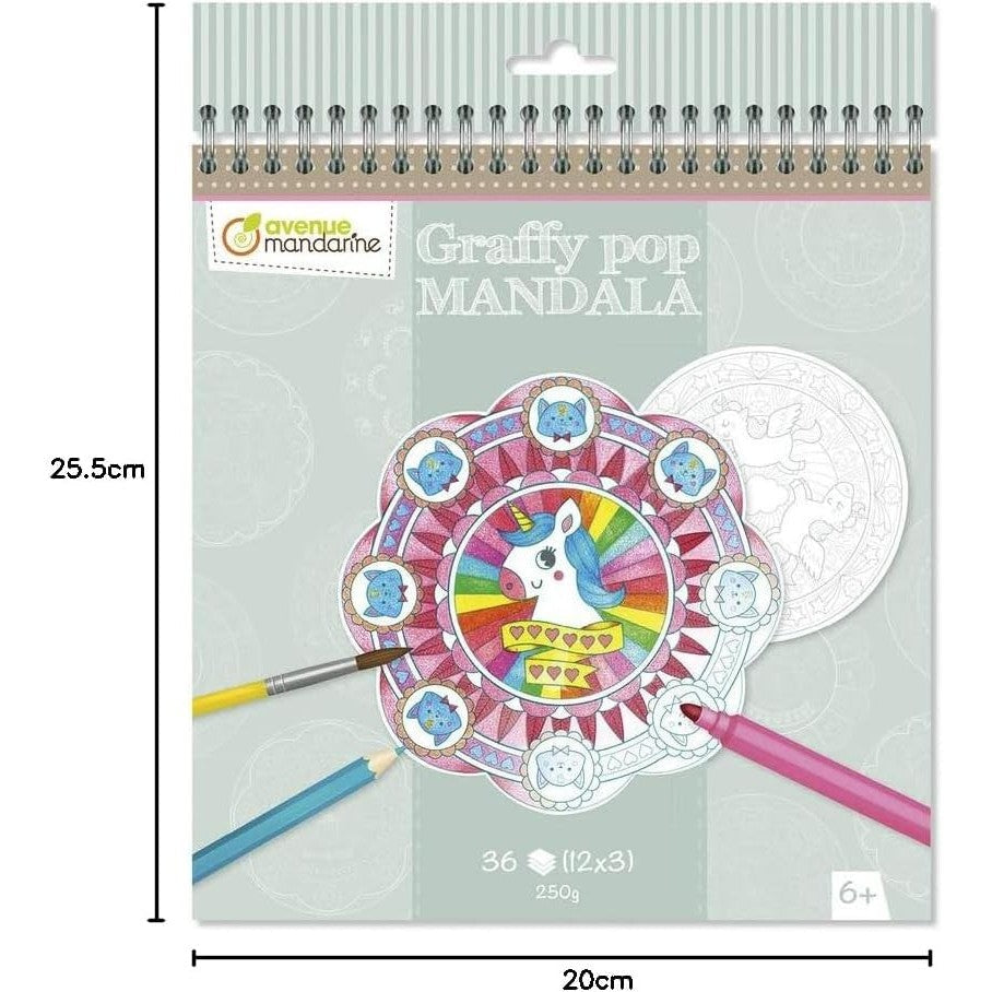 Graffy Pop Mandala Magique MY MANDARINE