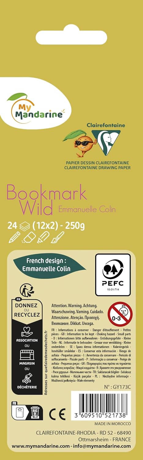 Graffy Marque-page sauvage MY MANDARINE